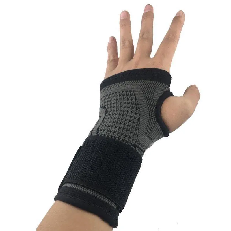 1PCS Cycling Sport Wrist Support Brace With Elastic Bandage Compress For Fitness Gym Weightlifting Hand Palm Protector