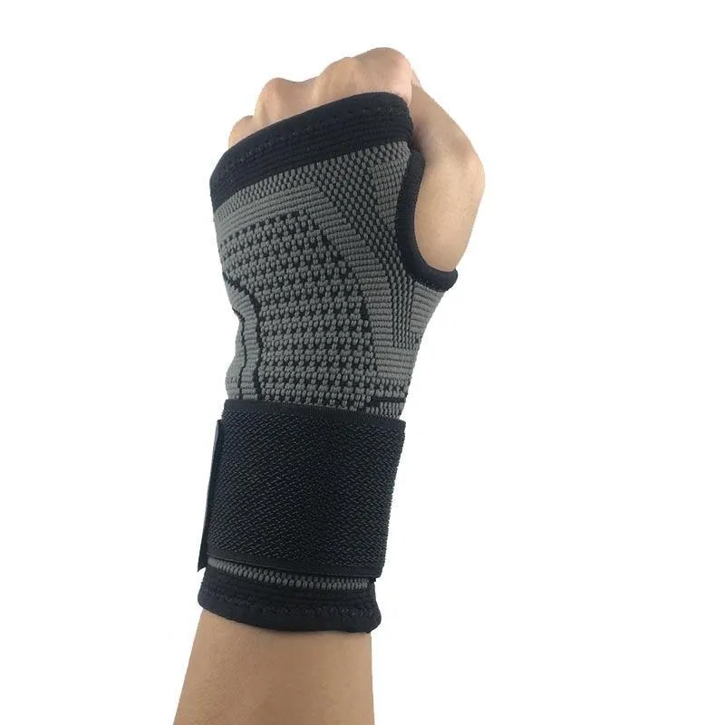 1PCS Cycling Sport Wrist Support Brace With Elastic Bandage Compress For Fitness Gym Weightlifting Hand Palm Protector