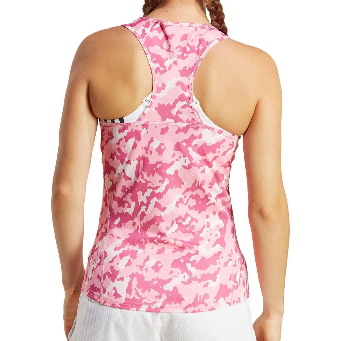 adidas Own The Run Womens Running Vest Tank Top - Pink