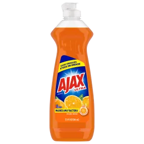 Ajax Triple Action Hand Dish, Orange, 12.4 oz