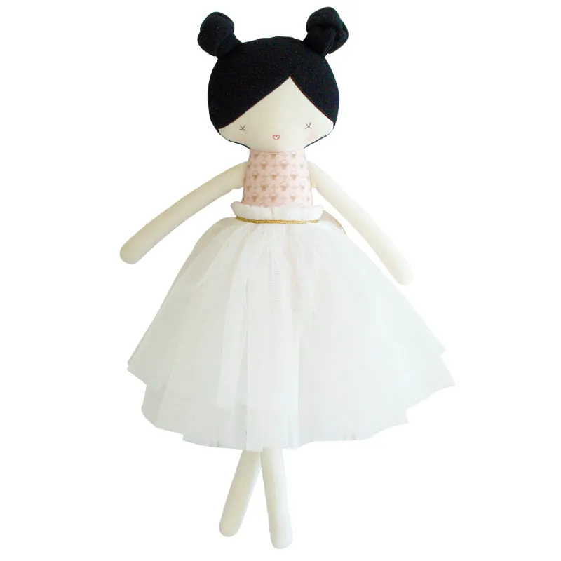 Alimrose - Colette Doll 52cm Pale Pink & Ivory