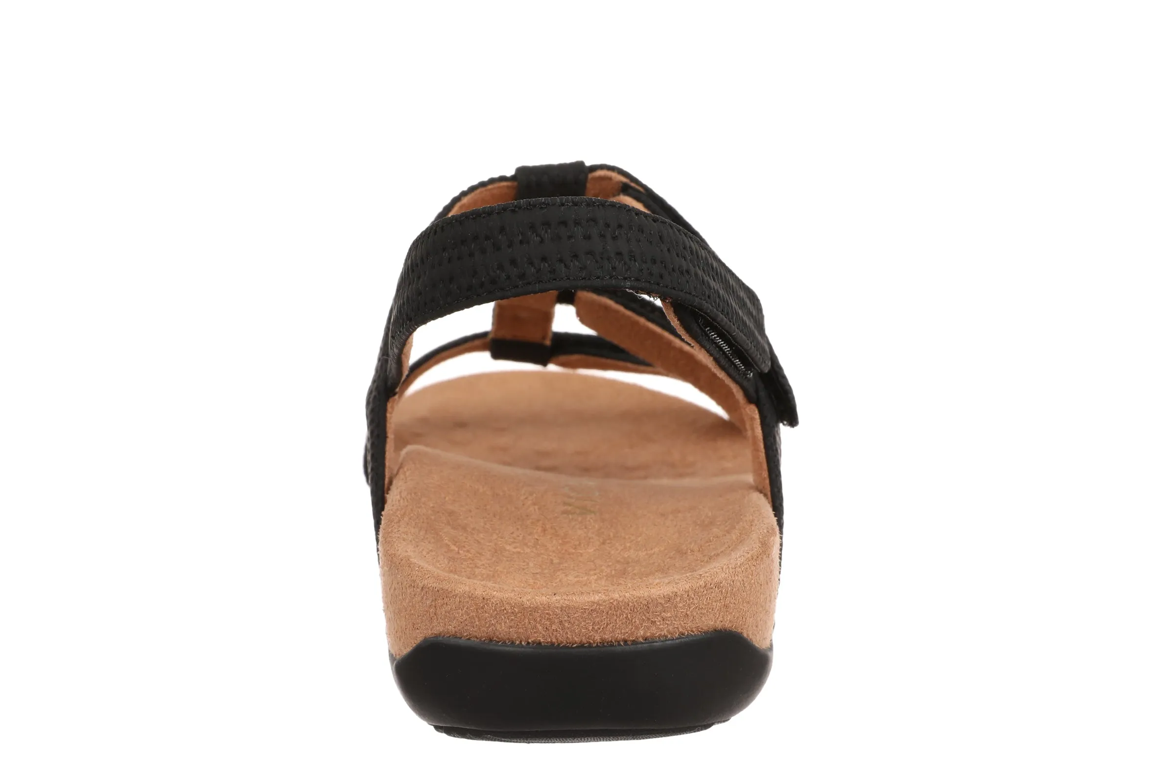 Amber Pearl Walking Sandal in Black