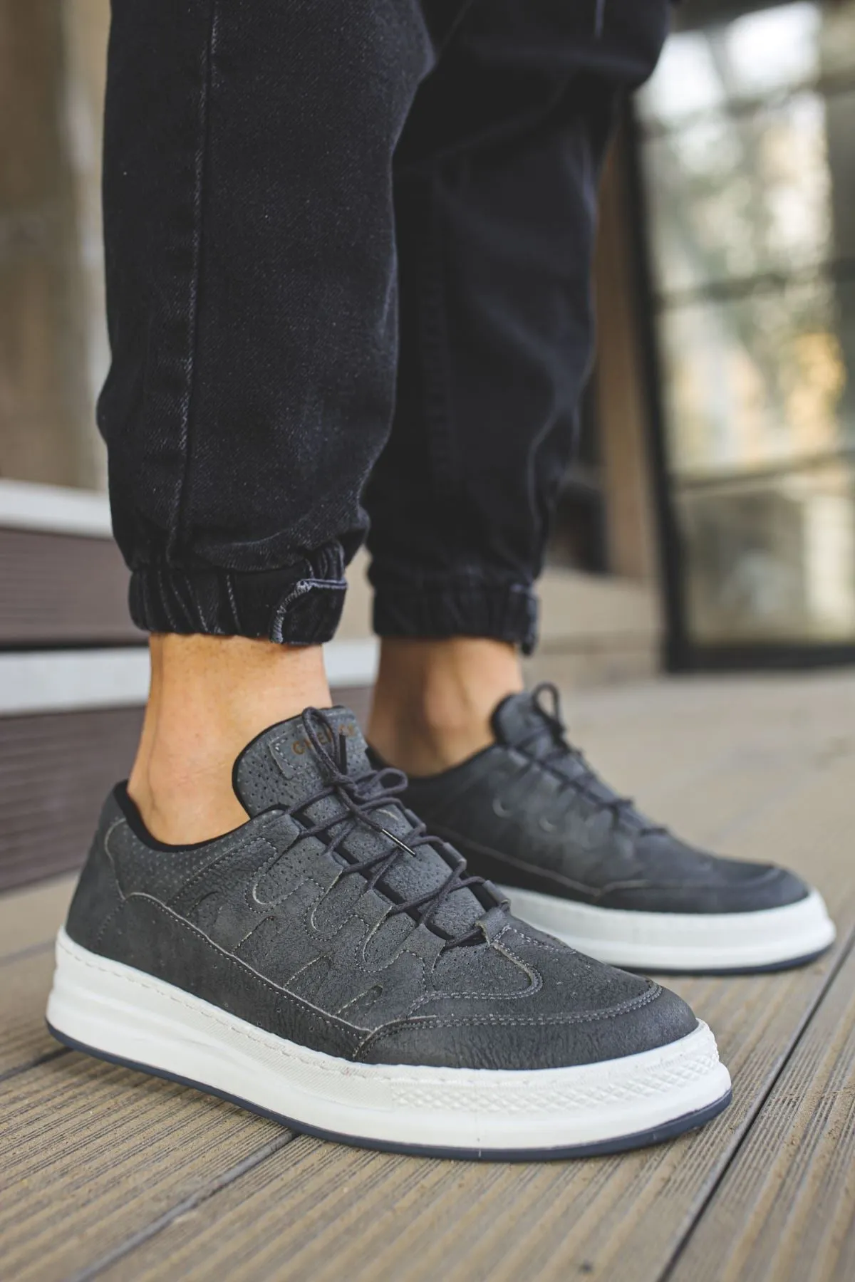 Anthracite Sneaker CH040 Streetwear Sneaker