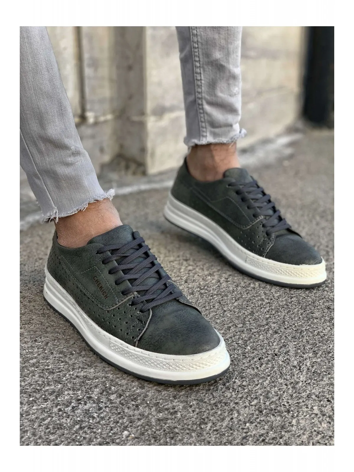 Anthracite Sneaker CH043 Streetwear Sneaker