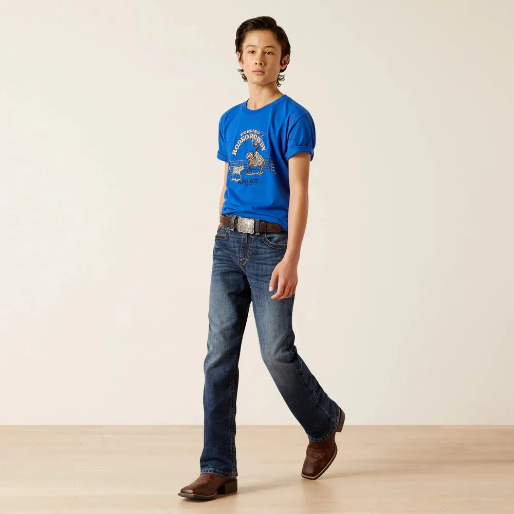 Ariat Boy’s B4 Relaxed Dennis Boot Cut Jean