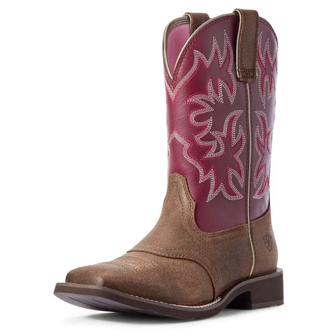 Ariat Women's Delilah Java Square Toe Western Boots 10031593