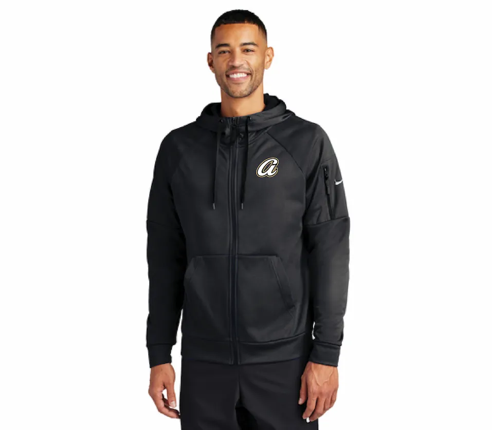 Aspire Softball "A" Nike Therma-FIT Full-Zip Fleece Hoodie