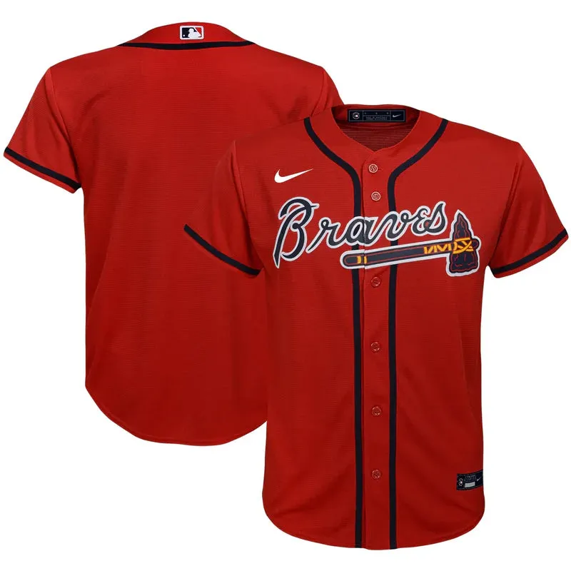 Atlanta Braves Nike Replica Youth Alternate Jersey