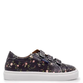 Atlanta Mocassin Flower Printed Velcro Sneaker