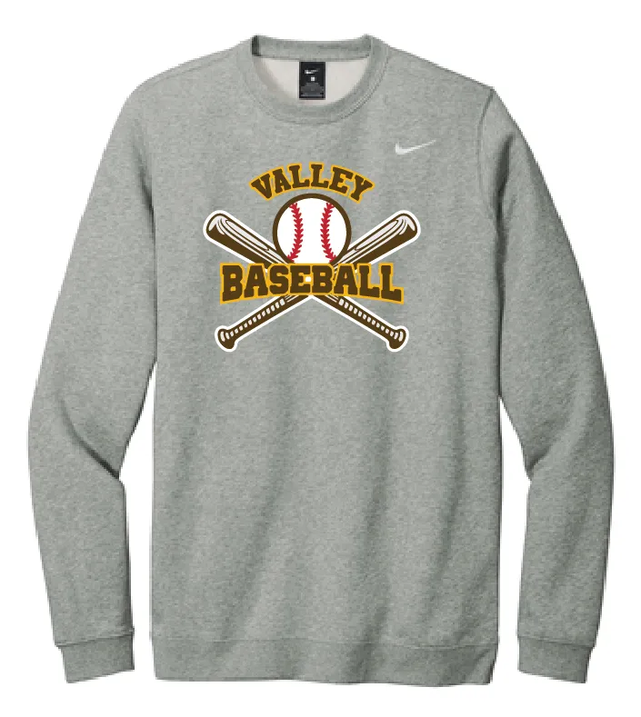 AV Baseball - Nike Club Fleece Pullover Crewneck