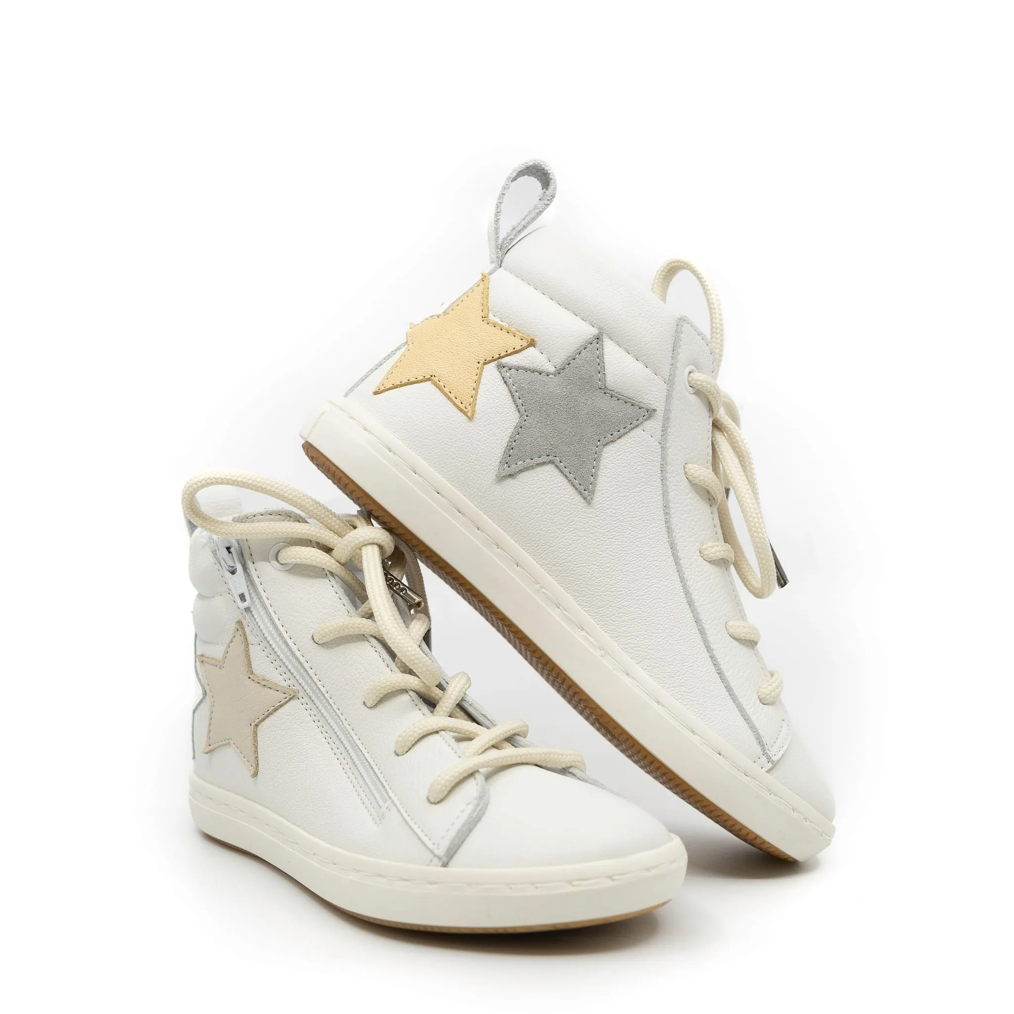 Babywalker White Star Hightop Sneaker