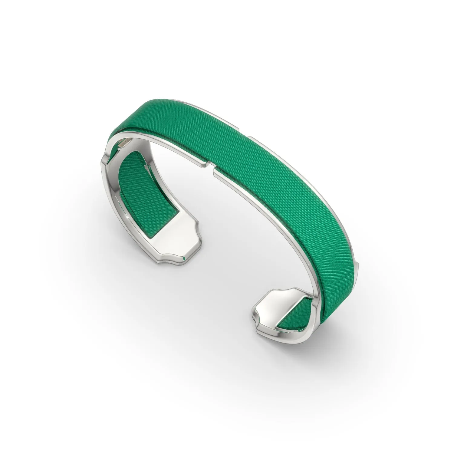 Bare Silk Cuff - Python Green