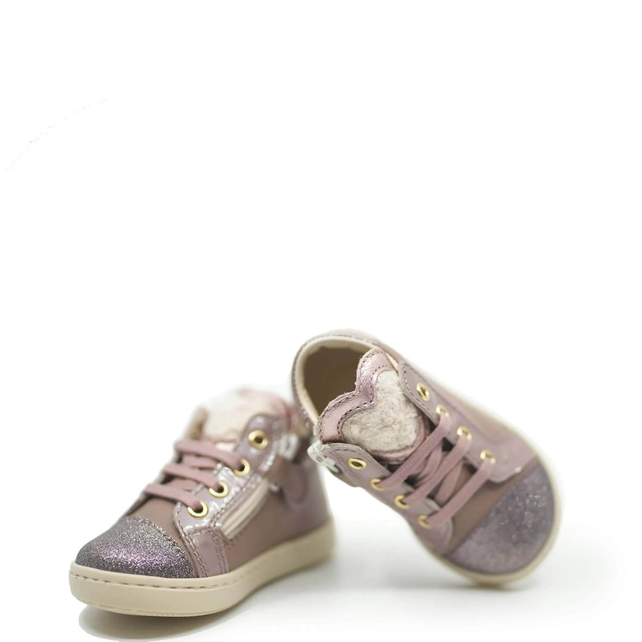 Beberlis Rose Glitter Baby Sneaker