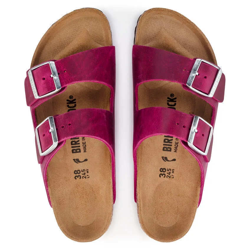 Birkenstock Arizona Fuchsia Oiled Leather Women's