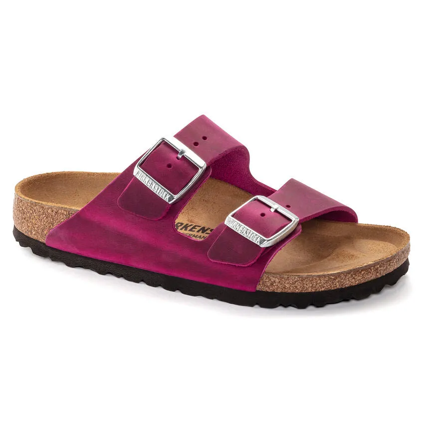 Birkenstock Arizona Fuchsia Oiled Leather Women's