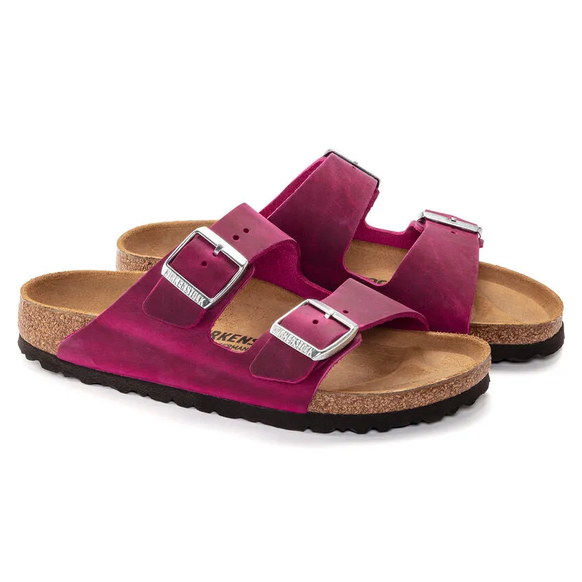 Birkenstock Arizona Fuchsia Oiled Leather Women's