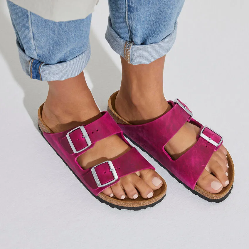 Birkenstock Arizona Fuchsia Oiled Leather Women's