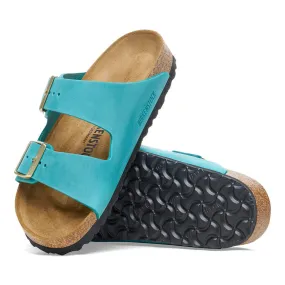 Birkenstock arizona oiled full grain leather n1026537 biscay bay turquoise