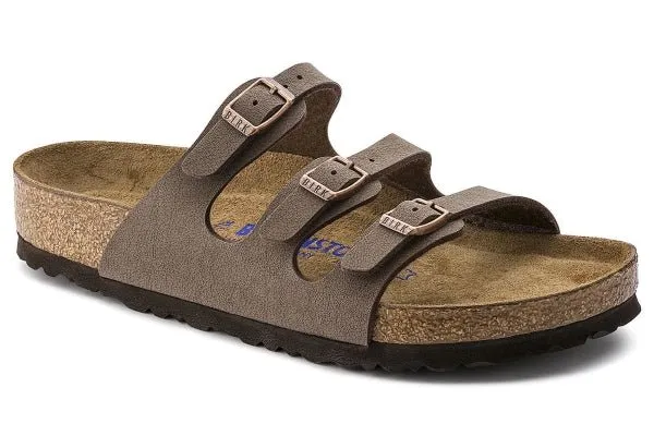 Birkenstock Florida Mocha Birko Flor Soft Footbed