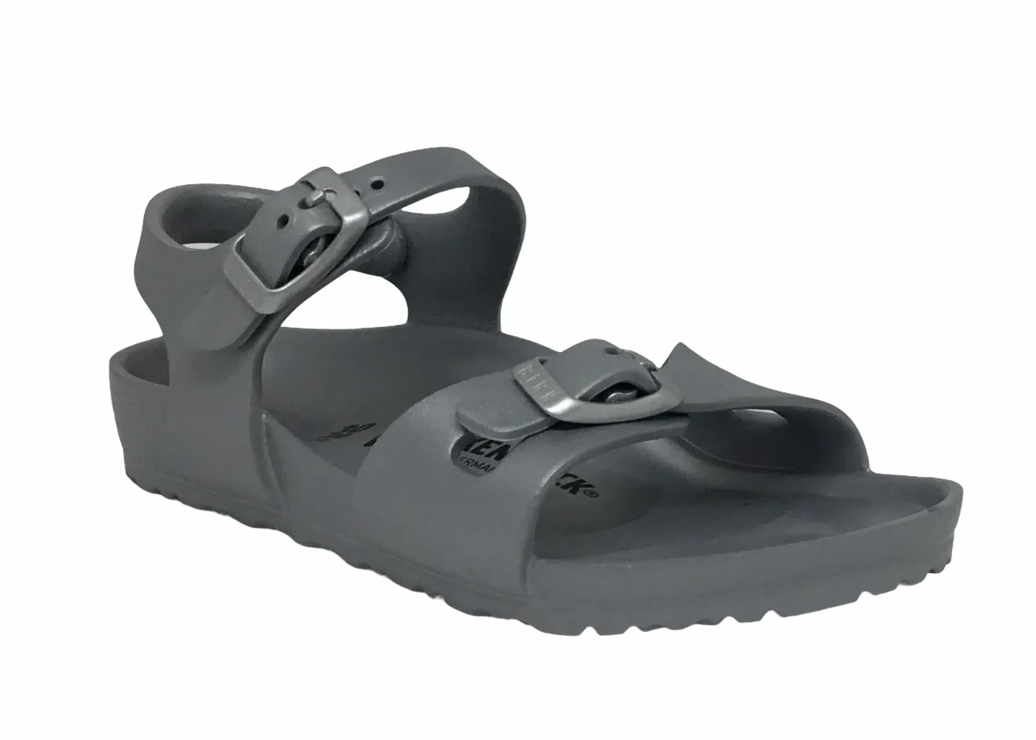 Birkenstock Junior Kids Rio Silver Narrow Fit EVA