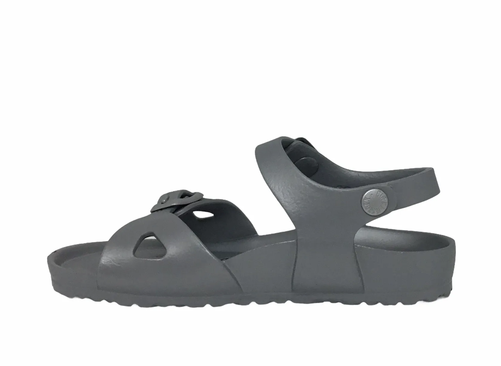 Birkenstock Junior Kids Rio Silver Narrow Fit EVA