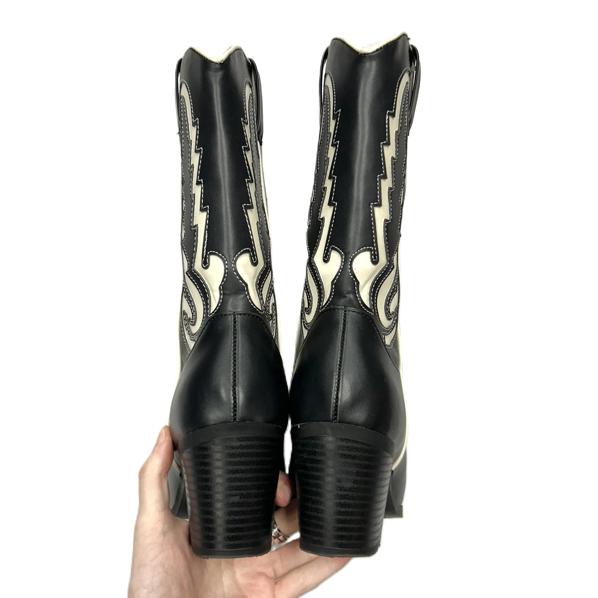 Black & White Boots Western By Altard State, Size: 6