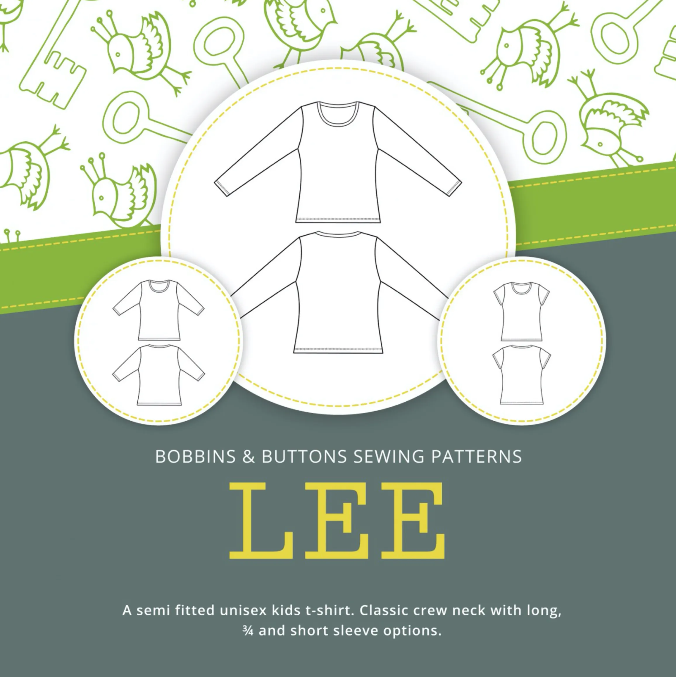 Bobbins and Buttons Baby/Child Lee T-shirt