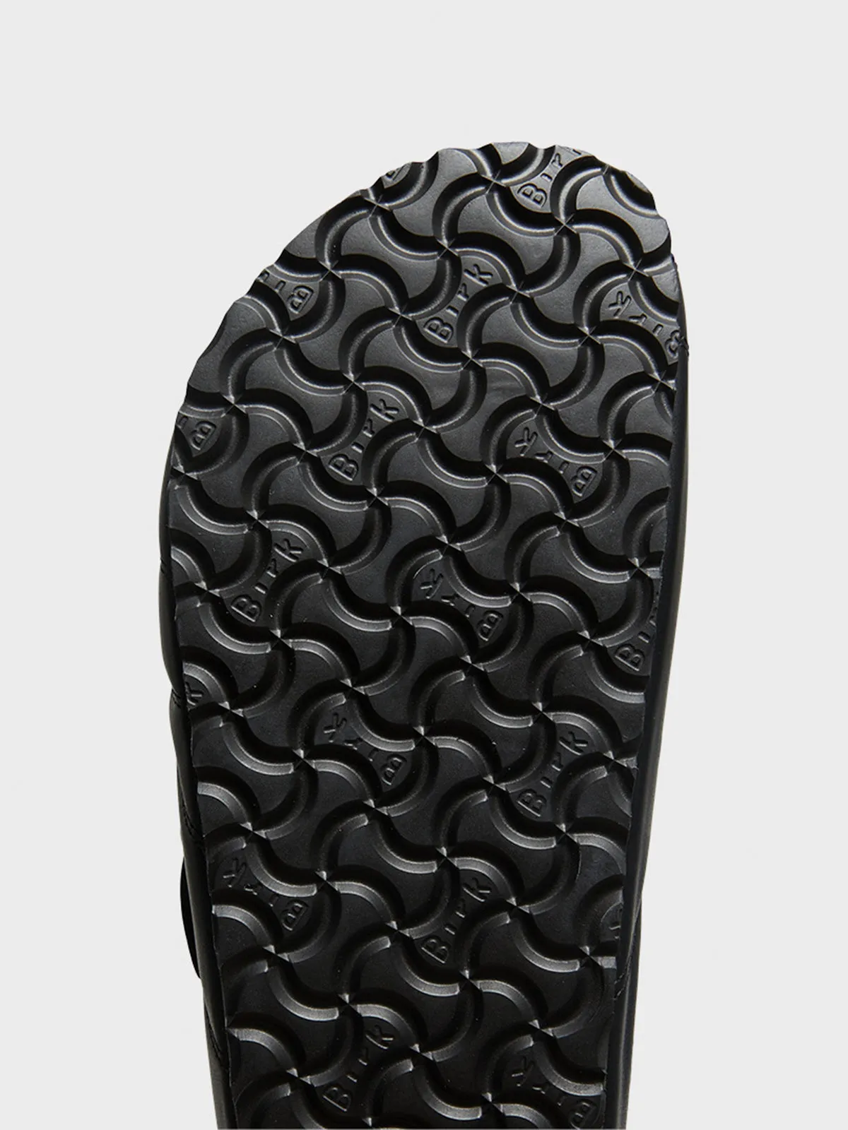 Boston Quilted Leve Sandals in Black