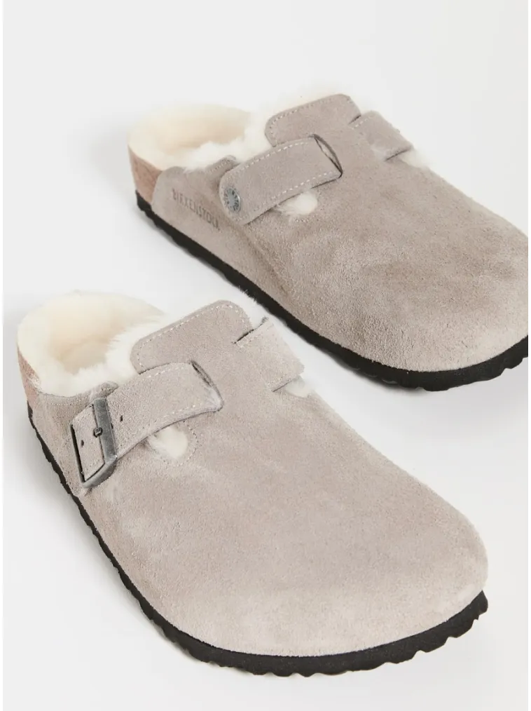 Boston suede shearling