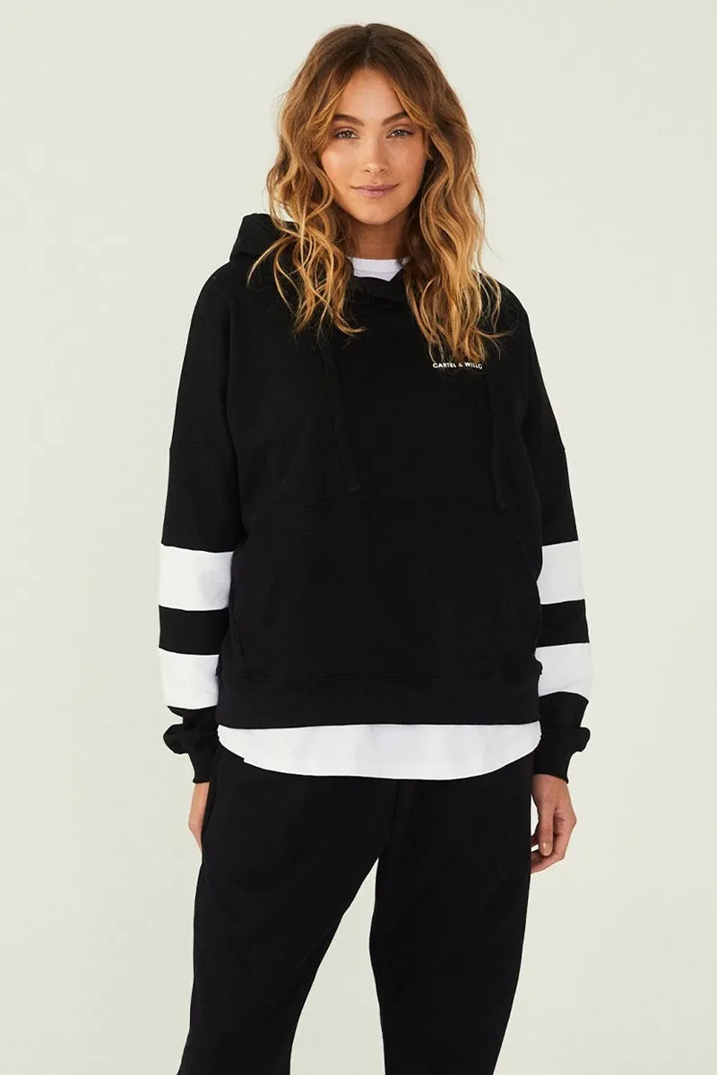 Cartel & Willow - Harriet Hoodie - Black