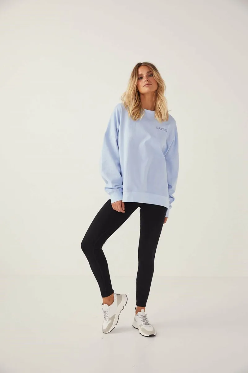 Cartel & Willow - Piper Sweater - Light Blue