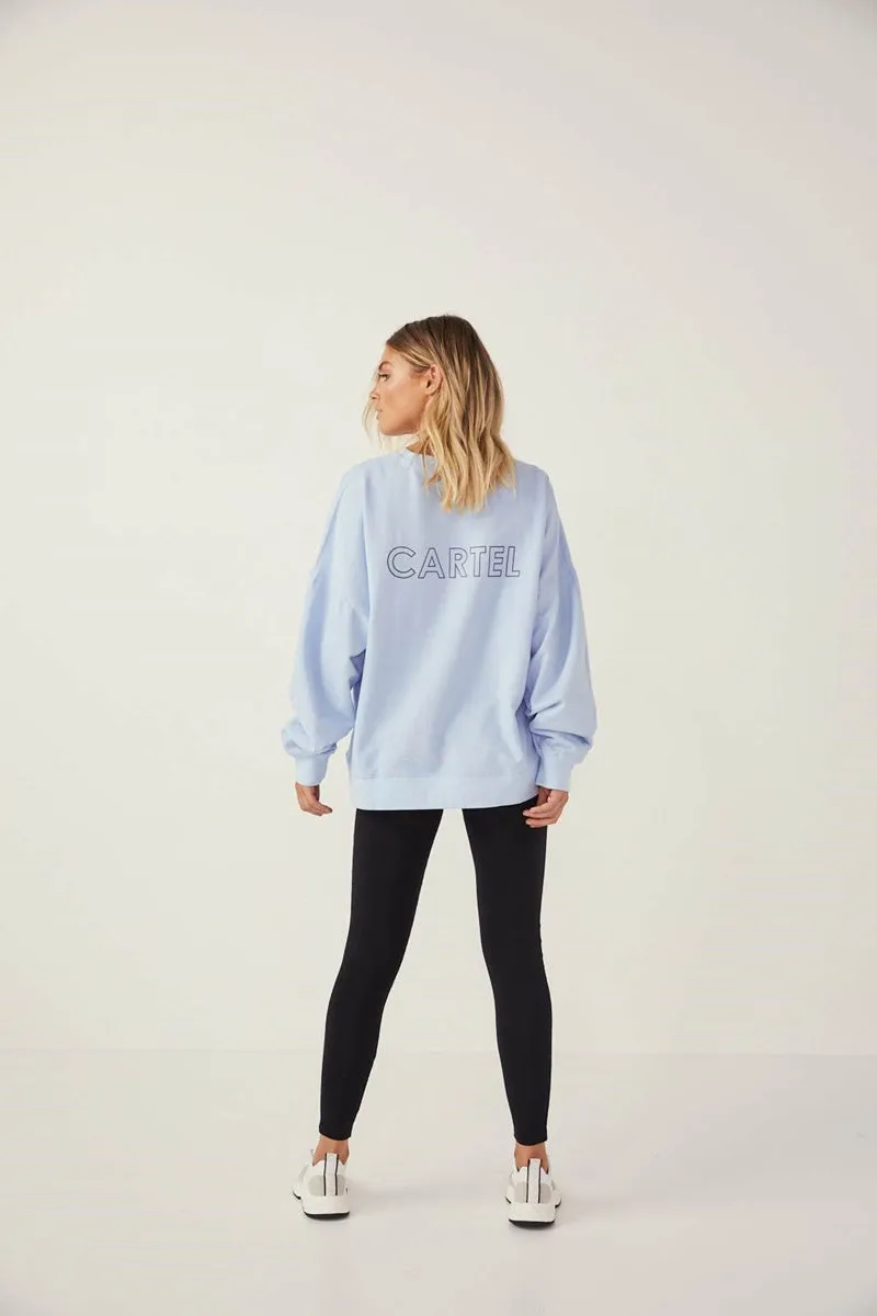 Cartel & Willow - Piper Sweater - Light Blue