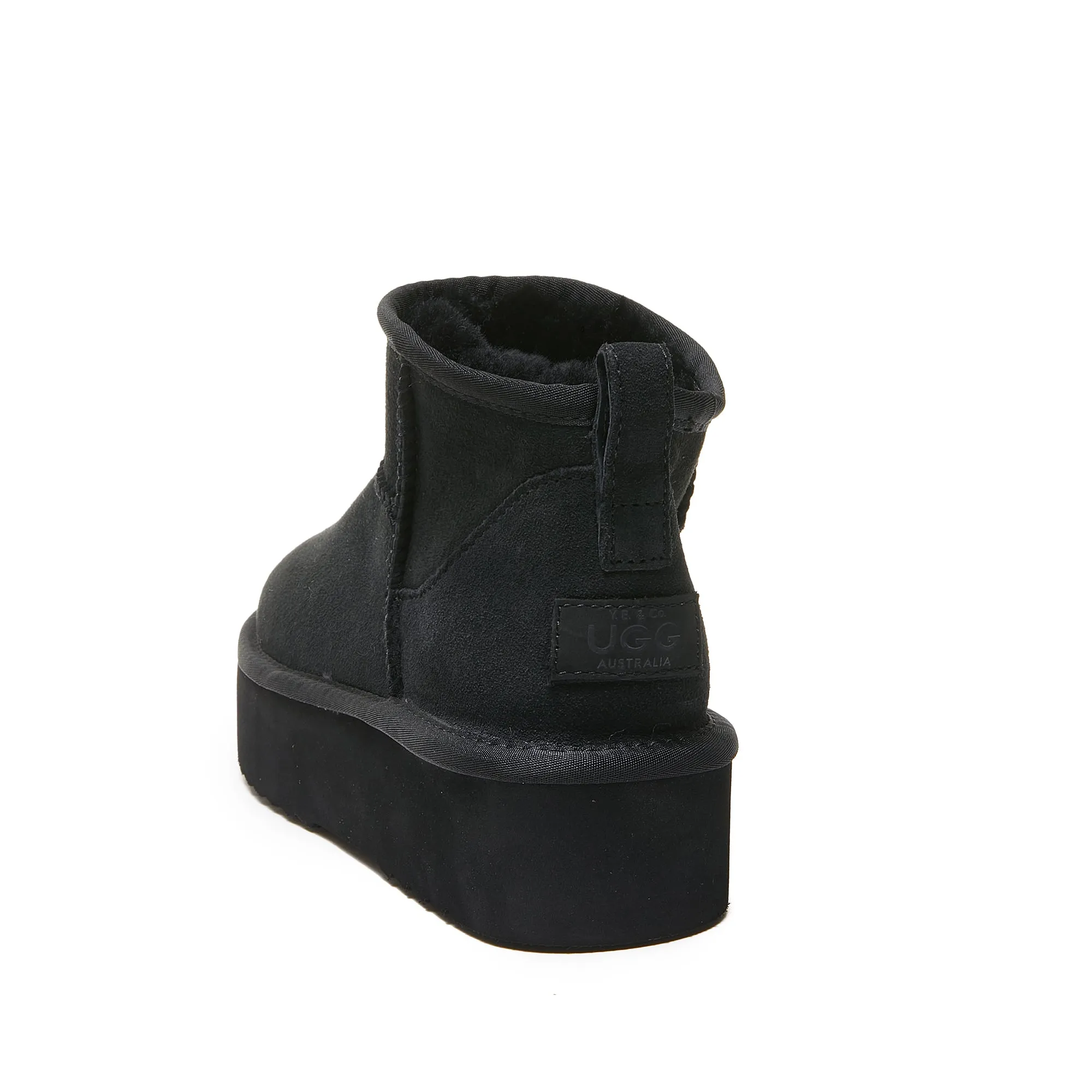 Classic Ultra Mini Platform Ugg - 4cm High Platform Short Boot - 100% A-Grade Double Face Australian Sheepskin