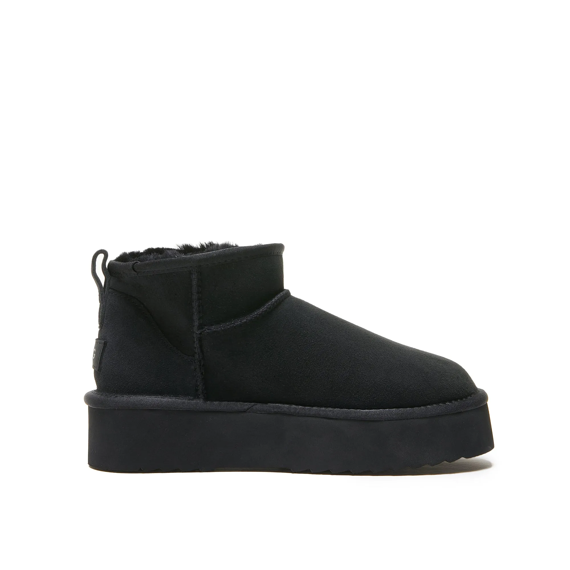 Classic Ultra Mini Platform Ugg - 4cm High Platform Short Boot - 100% A-Grade Double Face Australian Sheepskin