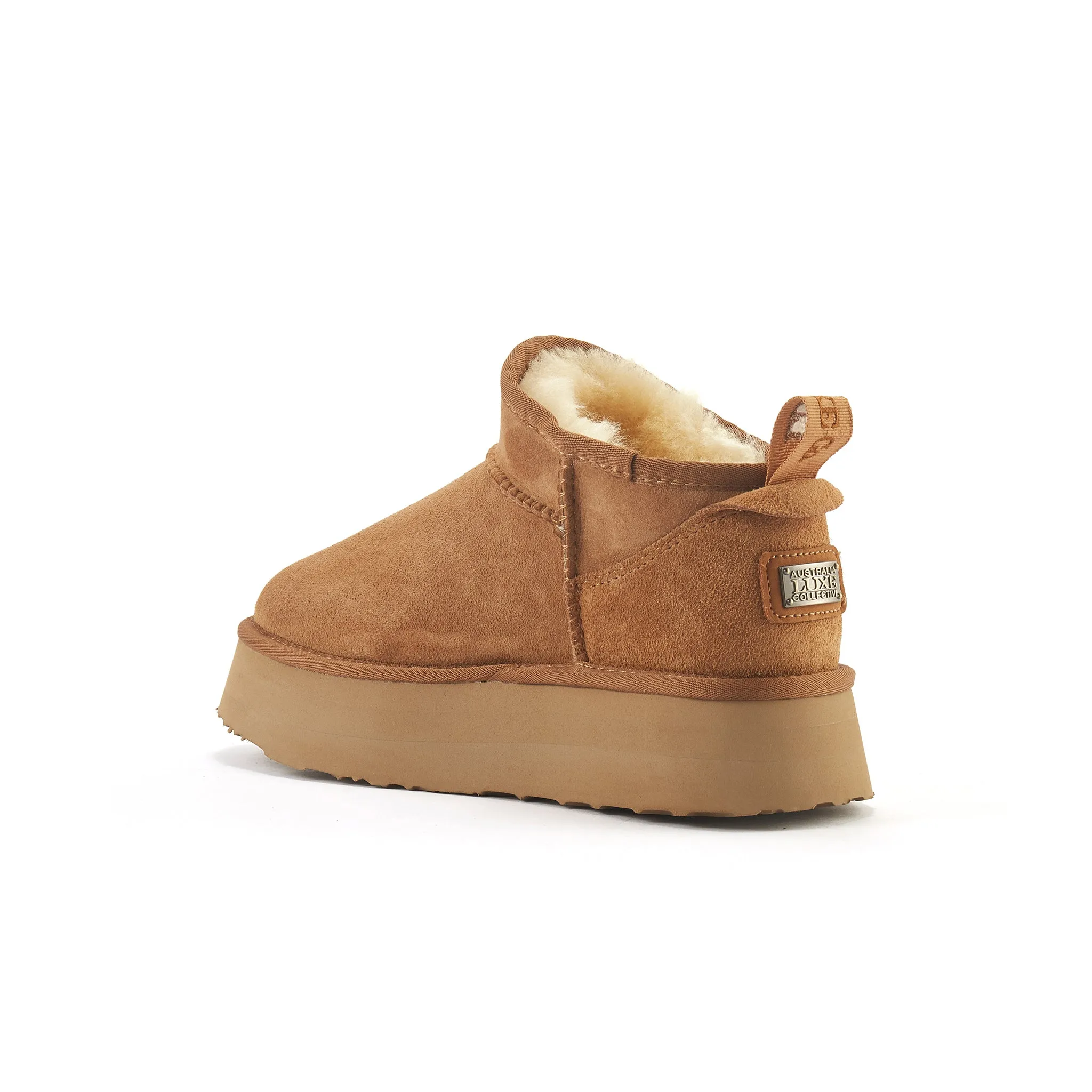 COSY ULTRA SHORT PLATFOAM CHESTNUT