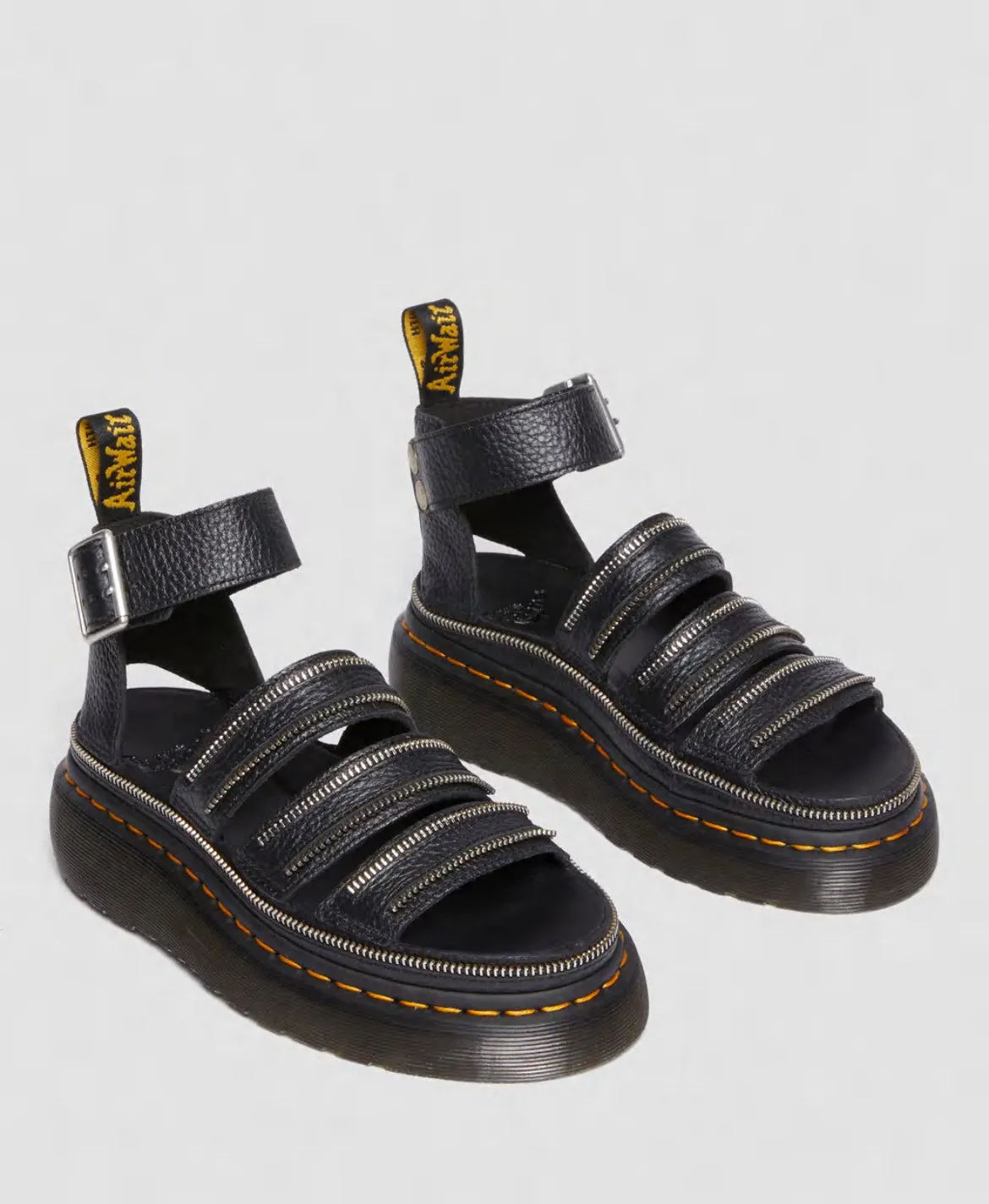 Dr.Martens Sandalen Clarissa II Quad Black Milled Nappa 30733001