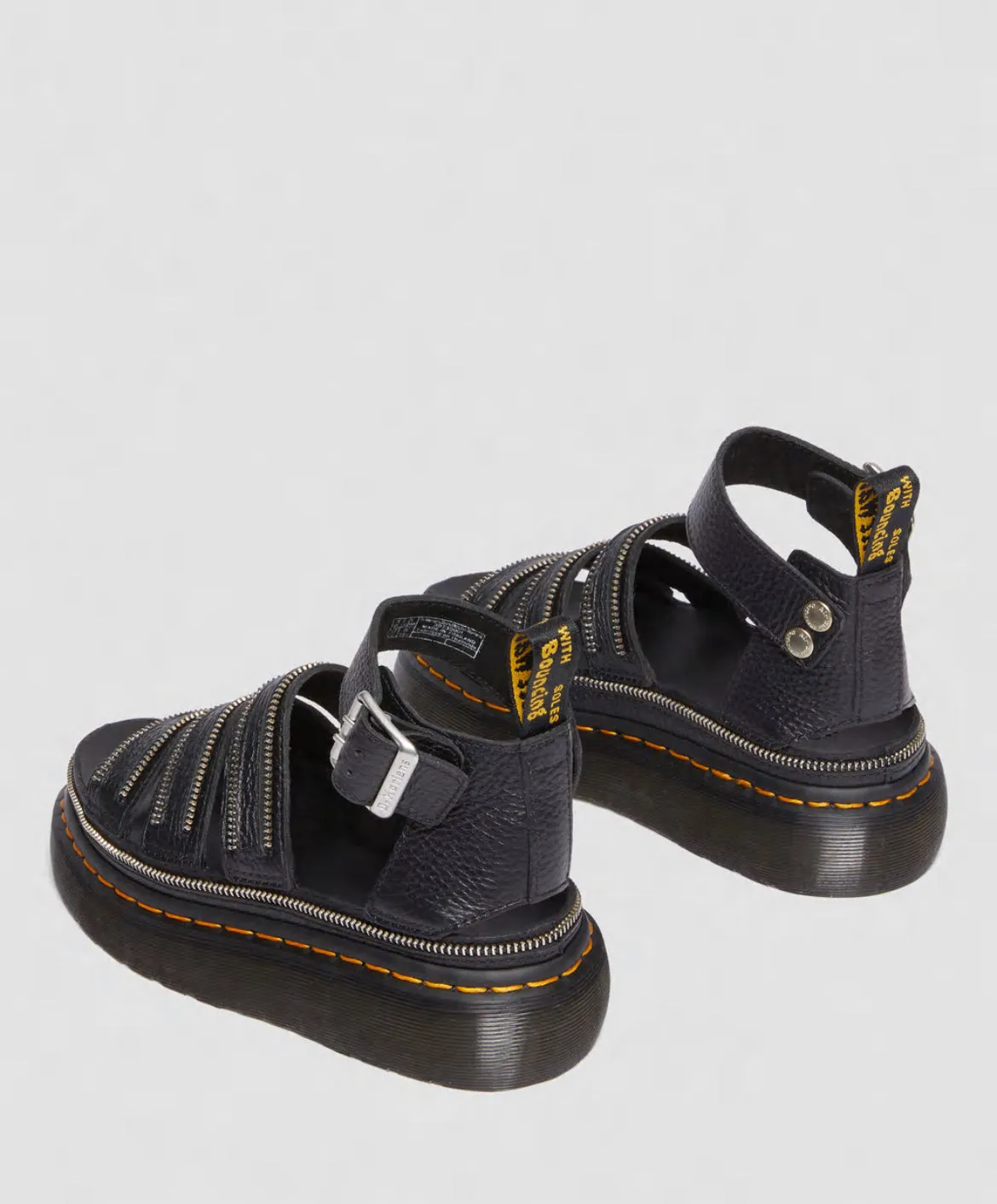 Dr.Martens Sandalen Clarissa II Quad Black Milled Nappa 30733001