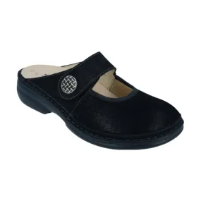 Finn Comfort Women's Asinara - Black Nubuck/Stretch