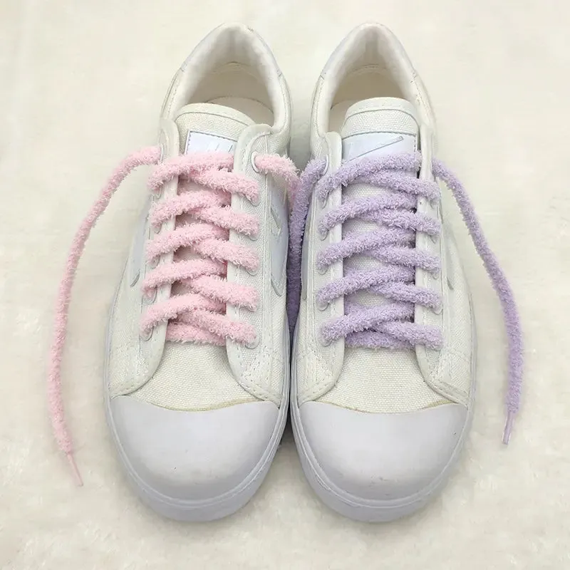 Fluffy Shoelaces for Shoes