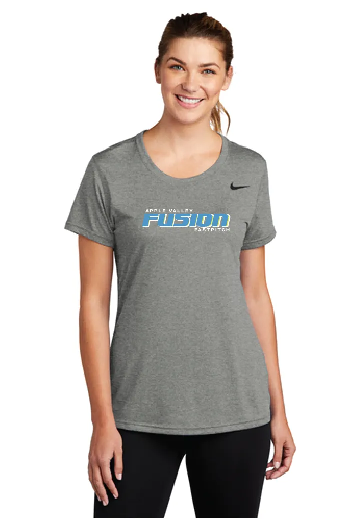 Fusion Fastpitch - NIKE Dri-Fit Short Sleeve Ladies Scoop Neck