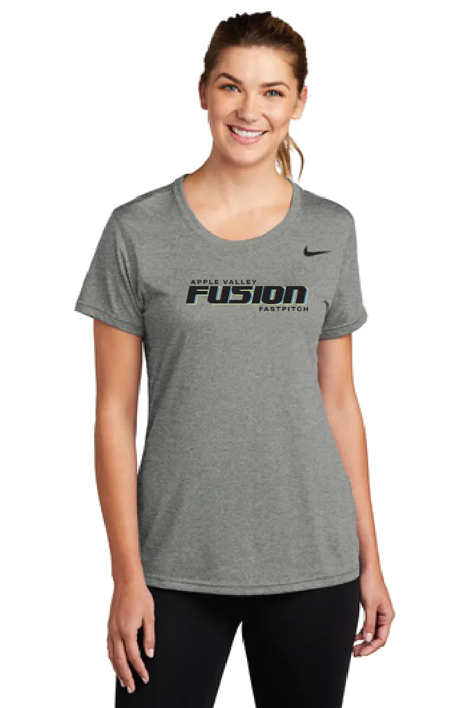 Fusion Fastpitch - NIKE Dri-Fit Short Sleeve Ladies Scoop Neck