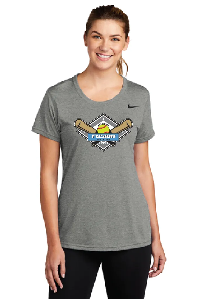 Fusion Fastpitch - NIKE Dri-Fit Short Sleeve Ladies Scoop Neck