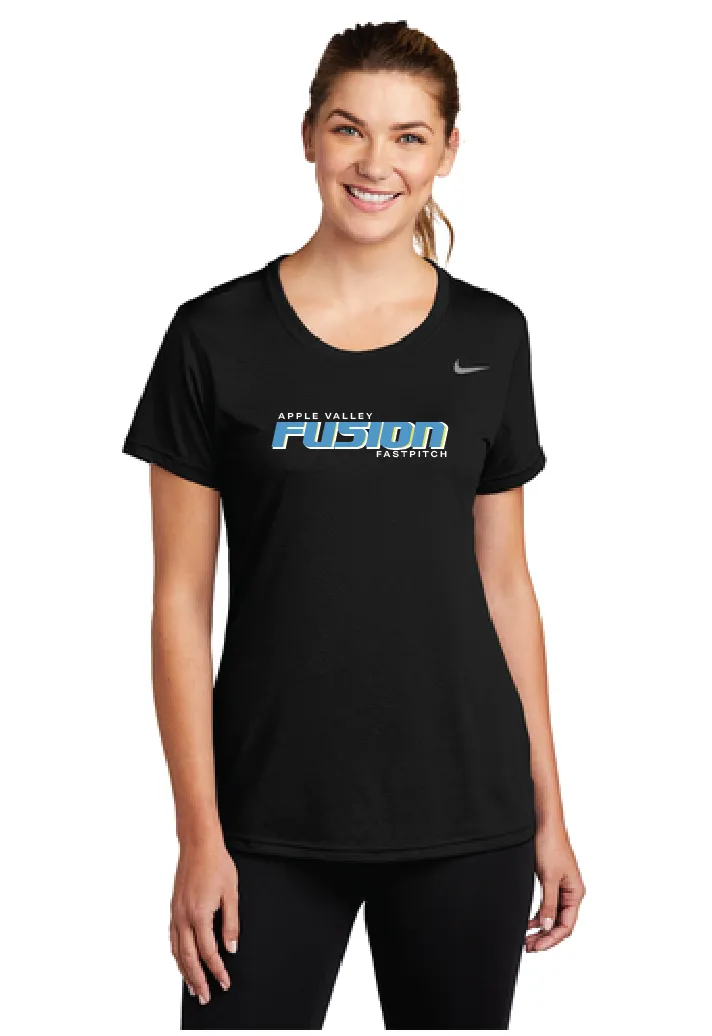 Fusion Fastpitch - NIKE Dri-Fit Short Sleeve Ladies Scoop Neck