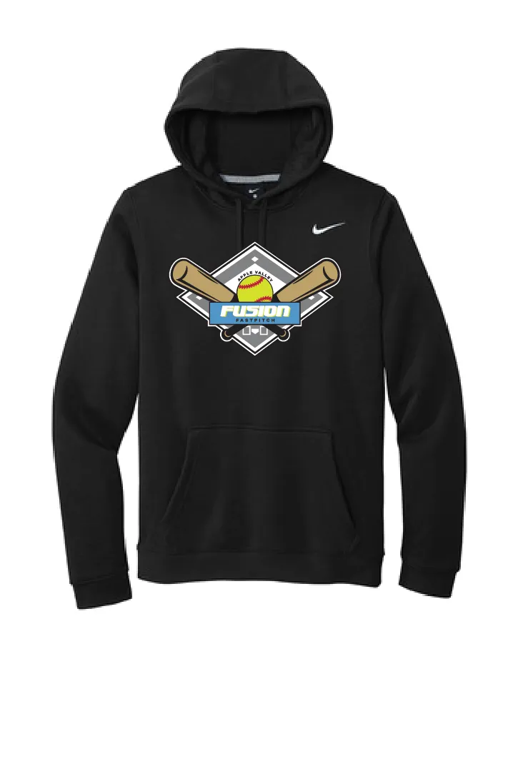 Fusion - Nike Club Fleece Pullover Hoodie - APPLIQUE - Embroidery