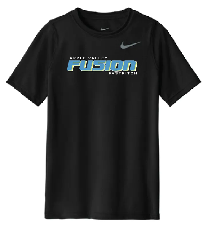 Fusion - NIKE Dri-Fit Short Sleeve T-Shirt - Black