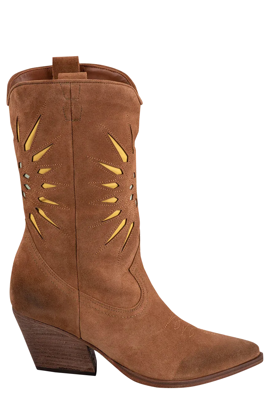 Golo Women's Leather Mae Suede Boots - Brown