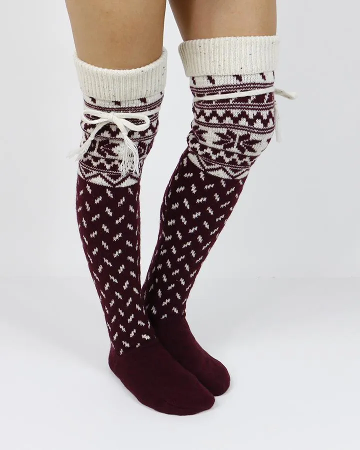 Grace & Lace Alpine Thigh High Boot Socks