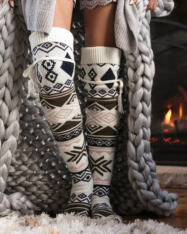 Grace & Lace Alpine Thigh High Boot Socks