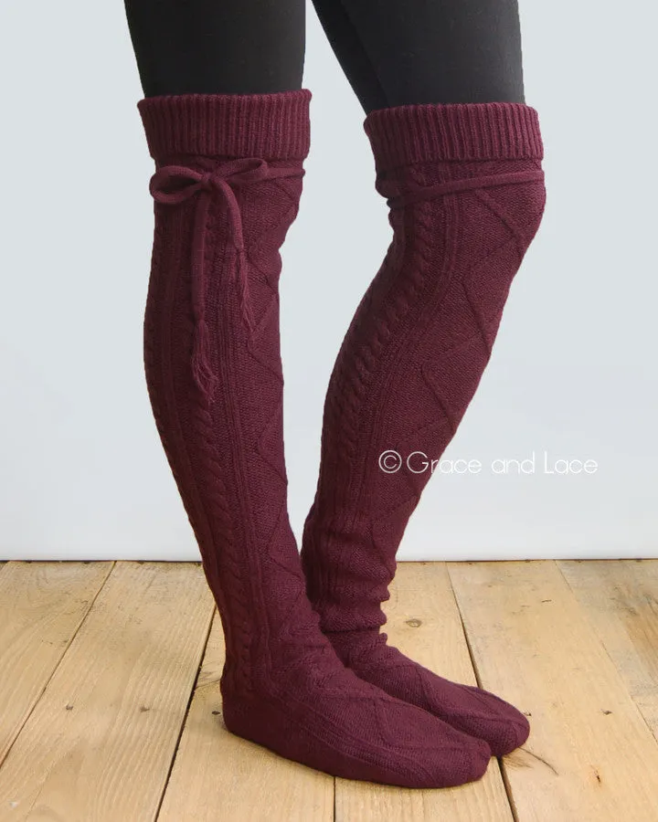 Grace & Lace Alpine Thigh High Boot Socks