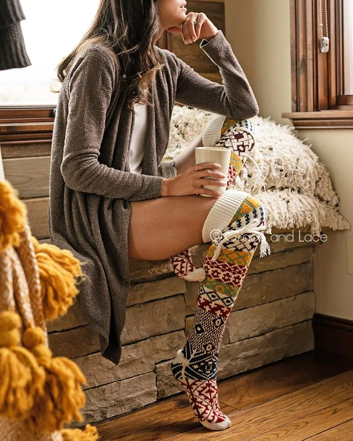 Grace & Lace Alpine Thigh High Boot Socks